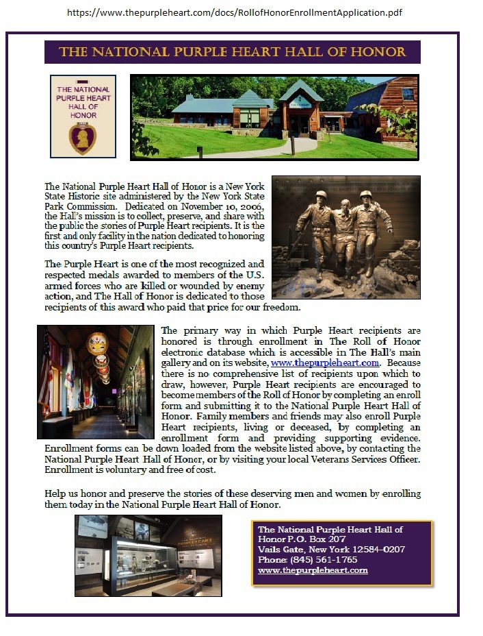 Purple Heart Hall of Honor