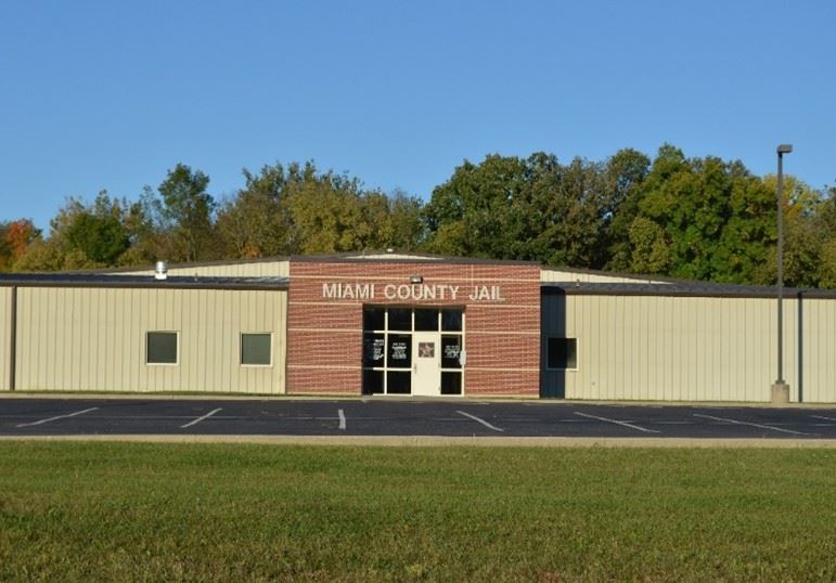 Front of the Miami County, Ohio Jail Facility